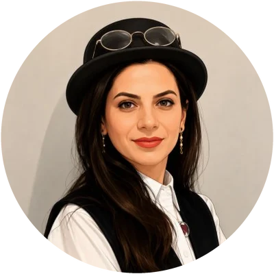 Portrait of Elham Alaghebandan, Founder and President of The Counting Press